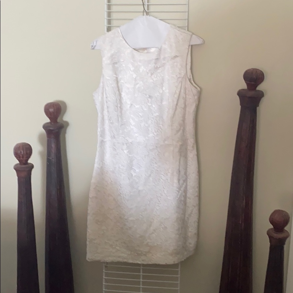 White Lace Dress classic chic